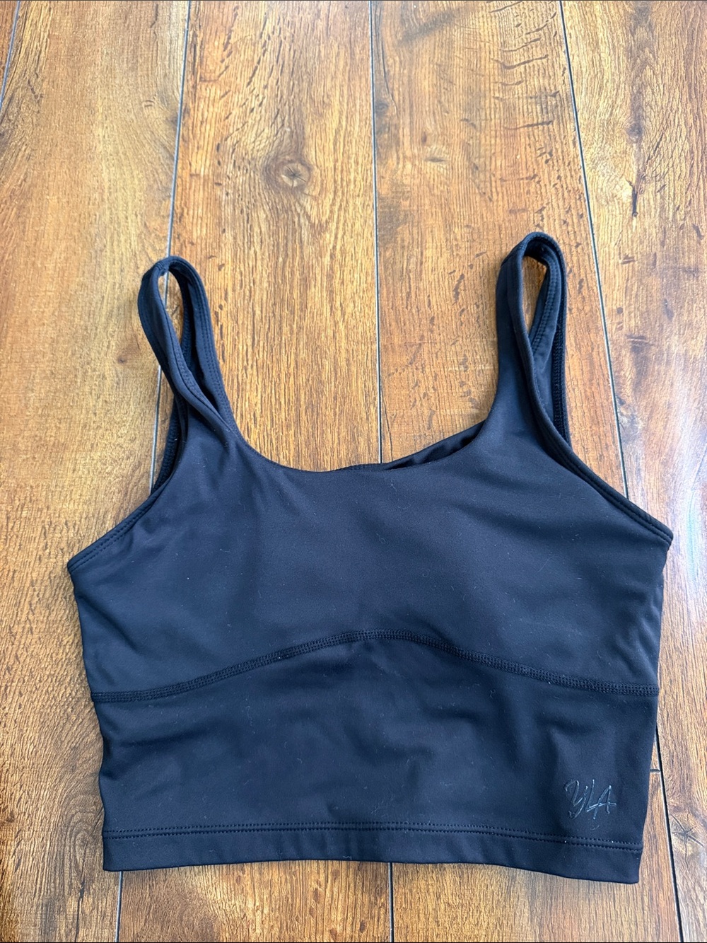 YoungLA Black Seamless Crop
